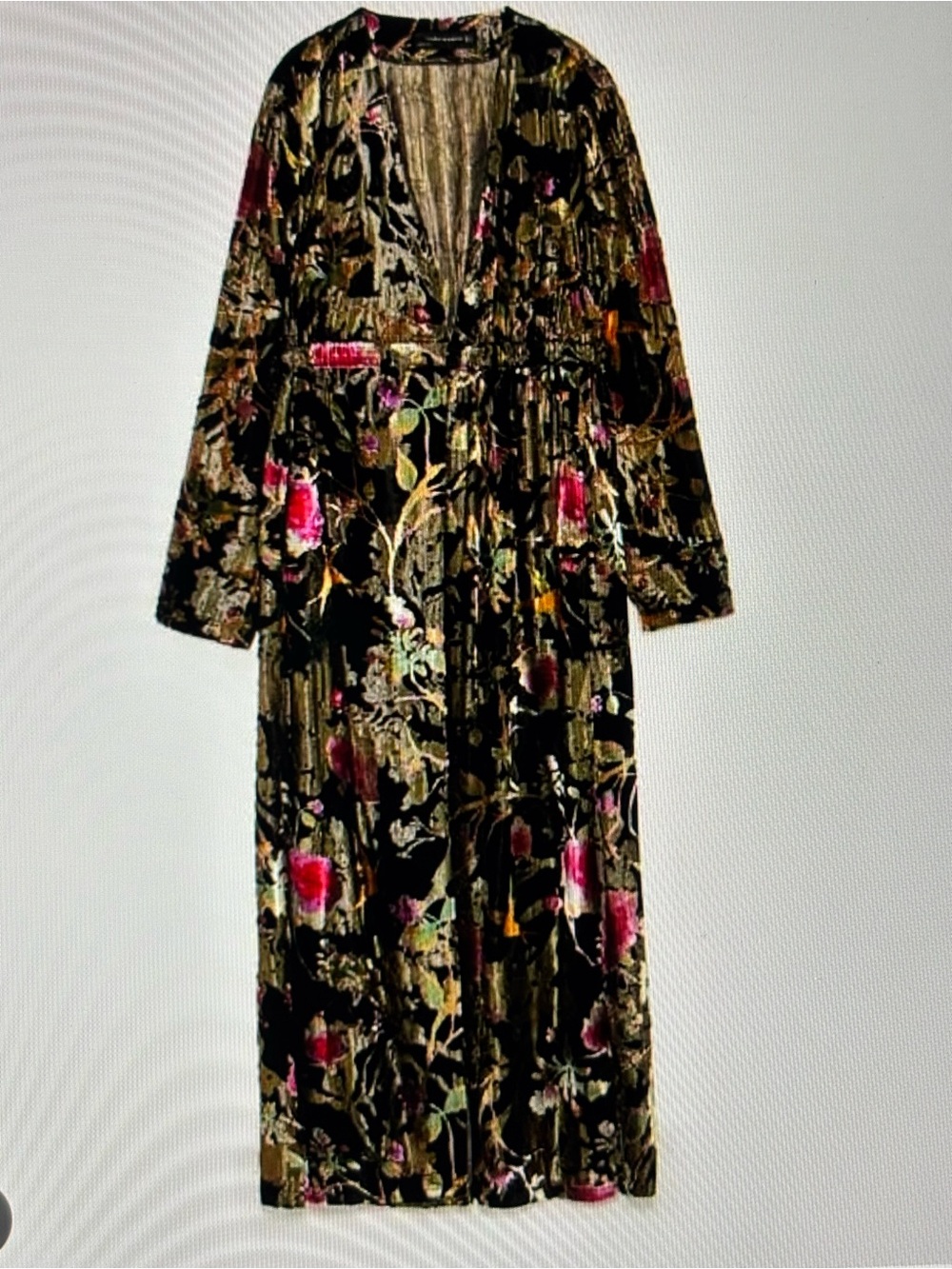 Zara Velvet Jacquard Kimono Limited Edition - Picture 4 of 16